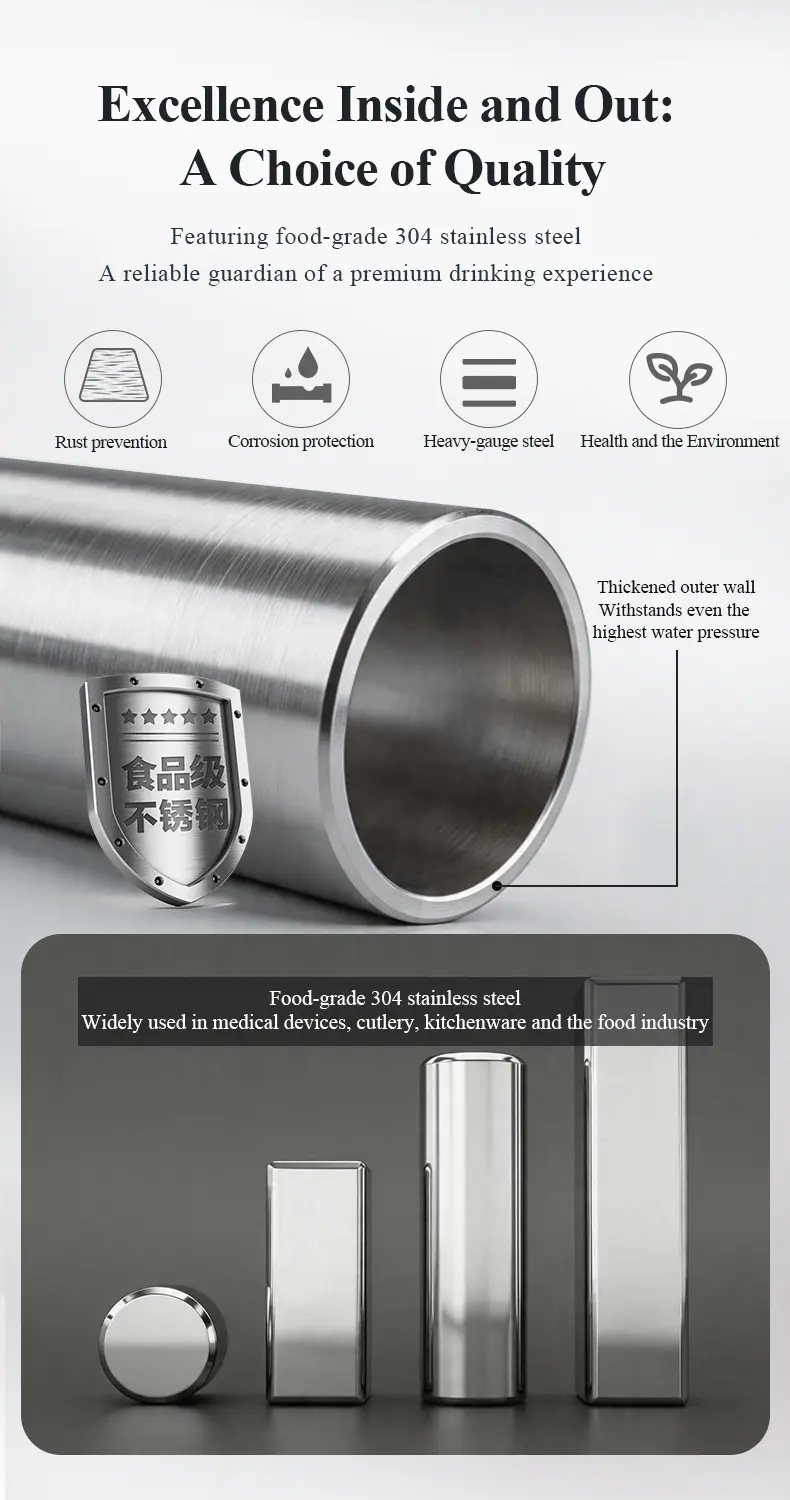under sink stainless steel water purifier 3lmin high flow, ceramic membrane filtration, non electric & zero waste for home 10